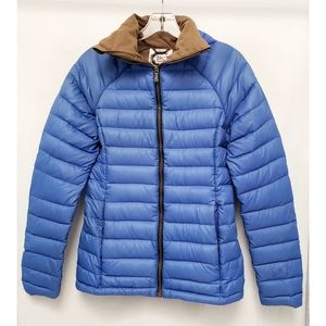 Blue Burton AK Down Jacket with Detachable Hood